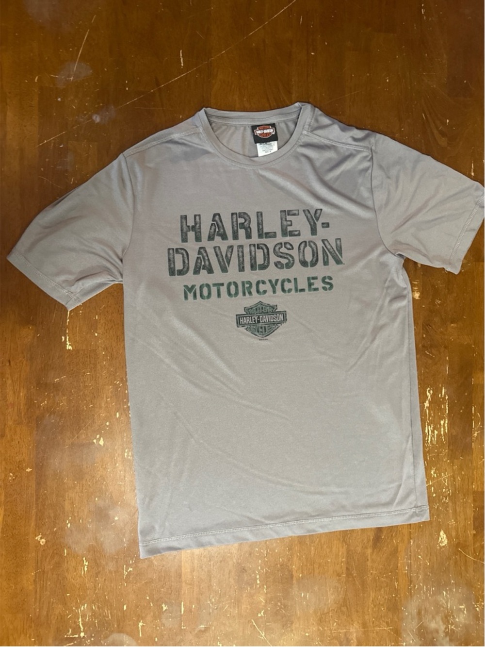 Harley-Davidson Gray Graphic Short Sleeve Tee